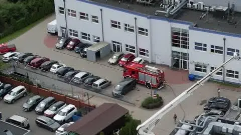 Pozar w laboratorium