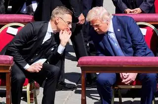 Alexander Stubb i Donald Trump