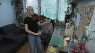 Nie tylko gra na skrzypcach. Łucja uwielbia rysować i szydełkować