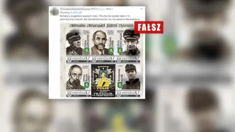 "Poczta Ukraińska wydała takie oto patriotyczne znaczki"? To nieprawda