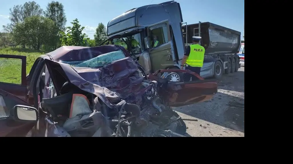 Tragiczny wypadek pod Ostródą