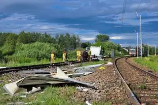 Ranny został kierowca samochodu dostawczego