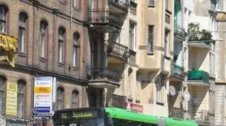 Zielone torowisko na Grunwaldzkiej