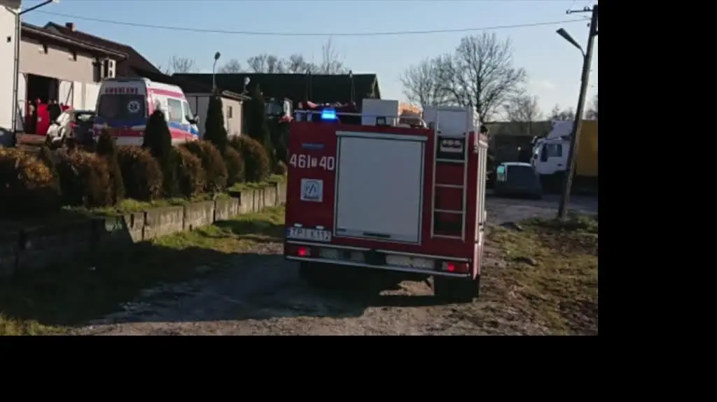 Na miejscu pracowali strażacy