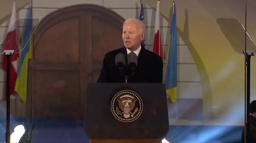 Joe Biden w Warszawie