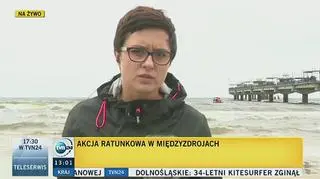 Akcja ratunkowa w Międzyzdrojach 