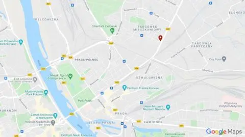 Wypadek na Targówku. "Motocyklista zabrany do szpitala"