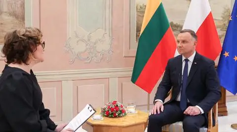 Wywiad Andrzeja Dudy dla litewskiej telewizji 