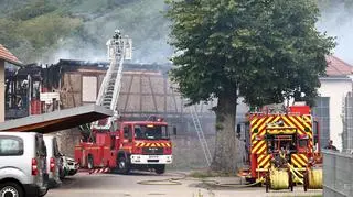 Pożar hotelu w Wintzenheim w Alzacji