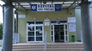 Kobietę przyjęto do szpitala w Ostrzeszowie