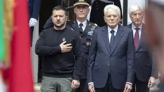 Wołodymyr Zełenski spotkał się z prezydentem Włoch Sergio Mattarellą