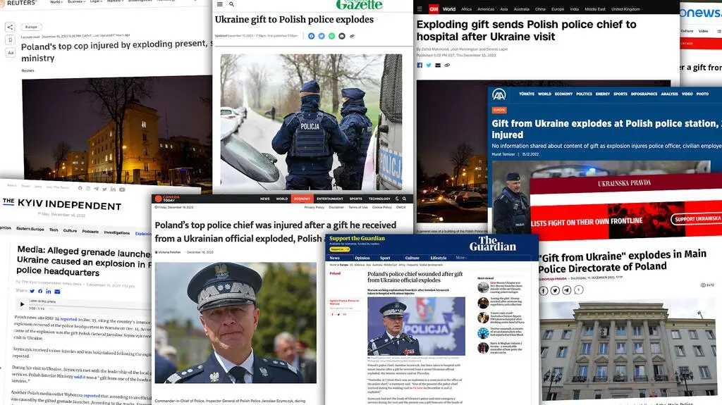 Zagraniczne portale piszą o wybuchu w KGP