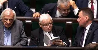 Jarosław Kaczyński w Sejmie