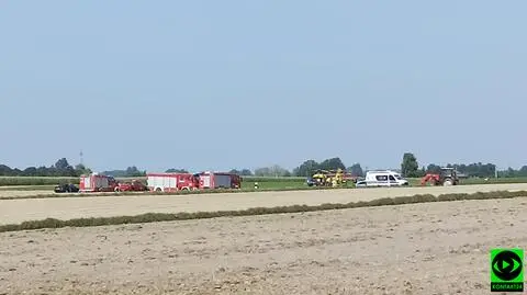 Wypadek podczas prac polowych w miejscowości Siutkówek