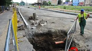 Kości znaleziono podczas budowy centrum przesiadkowego w Świdnicy