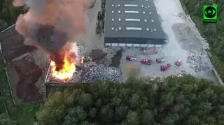 Pożar pod Otwockiem