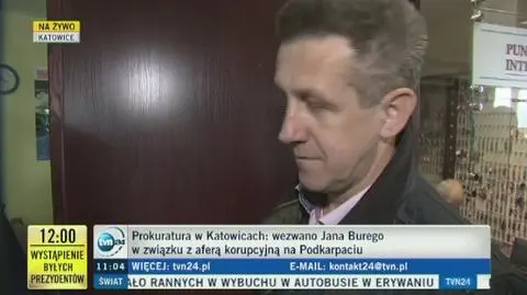 Jan Bury w prokuraturze. Nie wpłacił części poręczenia majątkowego