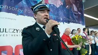 Strażacy śpiewali Bródce. "Nasz Zbyszek Holendrom dał wielkiego kopa"