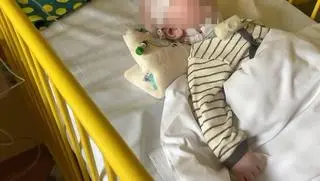 11-tygodniowe dziecko przebywa w szpitalu