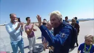 Richard Branson wylądował