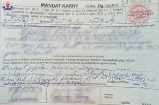 Kierowca dostał wysoki mandat 