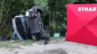 Zginęli dwaj mężczyźni podróżujący volkswagenem