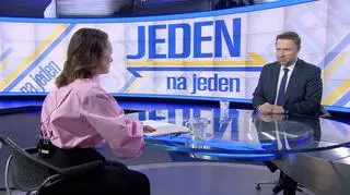Marcin Kierwiński w "Jeden na jeden" w TVN24