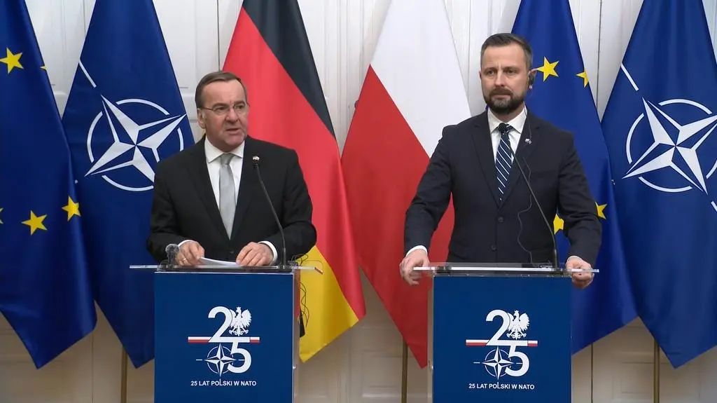 Boris Pistorius i Władysław Kosiniak-Kamysz