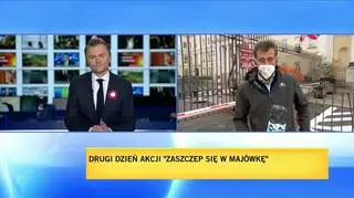 Szczepienia w majówkę. Punkt szczepień w Warszawie zakończył niedzielną akcję, otworzy się znów w poniedziałek