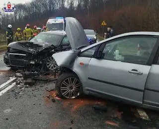 Zderzyły się dwa auta 