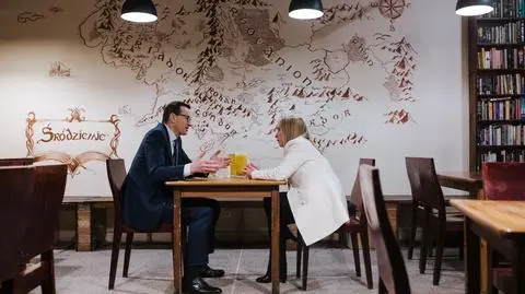 Mateusz Morawiecki i Giorgia Meloni