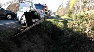"Kierowca samochodu, który spowodował wypadek był trzeźwy" 