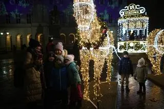 Warszawa iluminacje - kareta