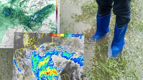 Dwie fale ulew nad Polską. Wir niżowy znad Węgier zagrozi naszemu bezpieczeństwu