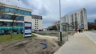 Chodnik donikąd na Krowodrzy Górce w Krakowie