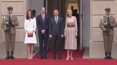 The British royal couple met with President and First Lady
