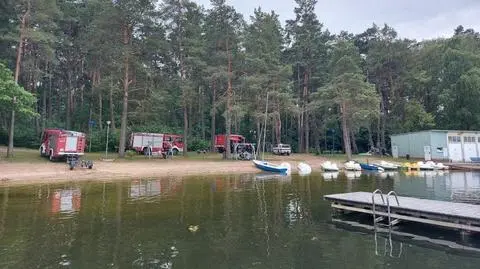 Poszukiwania mężczyzny na Jeziorze Rajgrodzkim