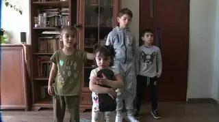 24-osobowa rodzina uchodźców u pani Darii w Zgierzu