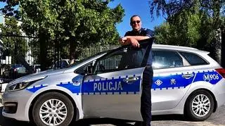 Sierż. sztab. Janusz Uryn z suwalskiej policji uratował 4-latka