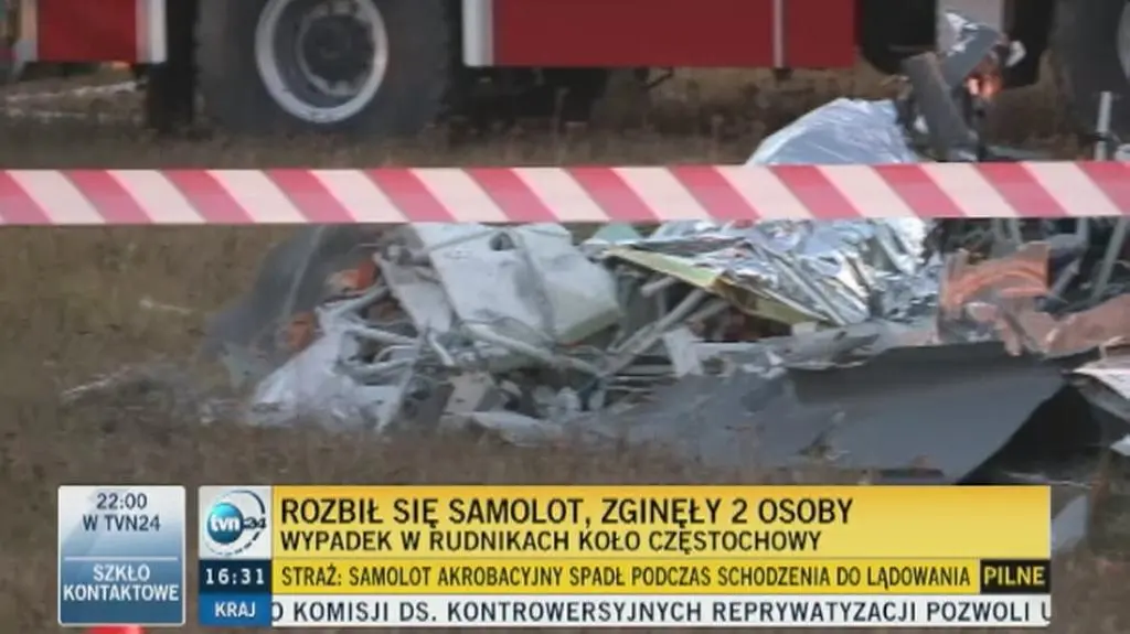Rozbił się samolot, dwie osoby nie żyją