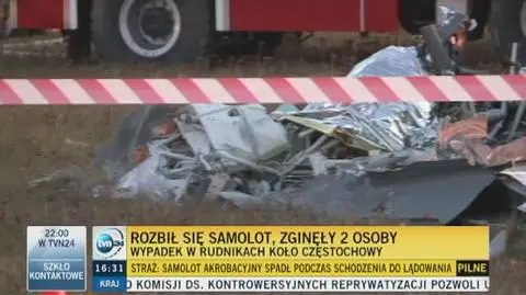 Rozbił się samolot, dwie osoby nie żyją