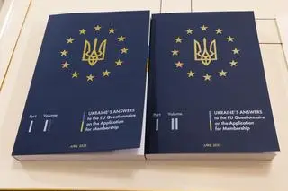 Władze Ukrainy wypełniły kwestionariusz w sprawie kandydowania do Unii Europejskiej