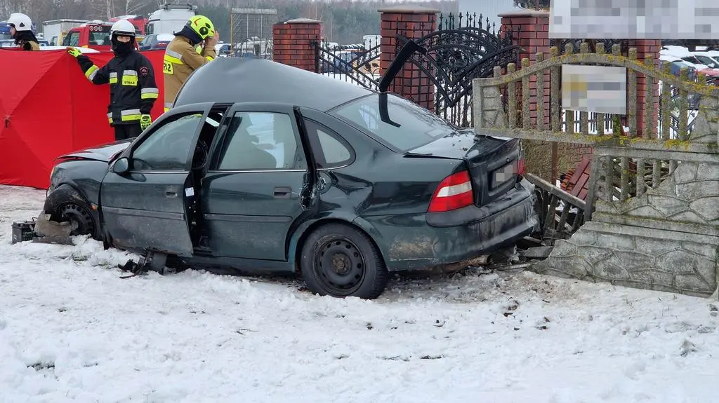 Wypadek w Skarżynie