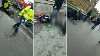 Terror na moście Westminsterskim. Nagranie świadka