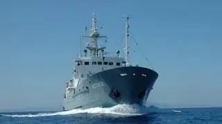ORP Arctowski badał dno morza