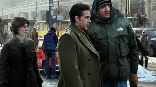 Marcin Dorociński z reżyserem Władysławem Pasikowskim na planie filmu