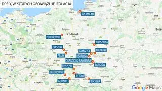 DPS-y, w których obowiązuje izolacja