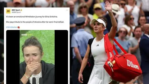 Ukrainka we łzach po odpadnięciu z Wimbledonu. Tak zareagowała na pytanie o rodaków