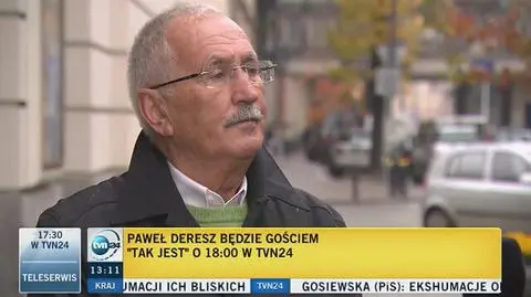 Paweł Deresz o liście otwartym ws. ekshumacji