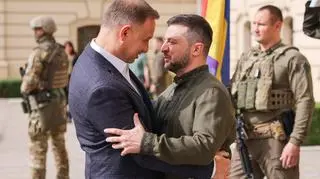 Prezydent Andrzej Duda z wizytą w Kijowie, 23 sierpnia 2022 r.